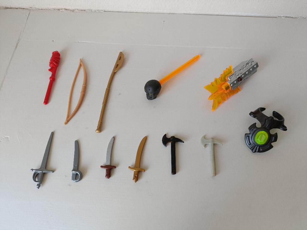 playmobil losse onderdelen wapentuig, Ophalen of Verzenden, Gebruikt