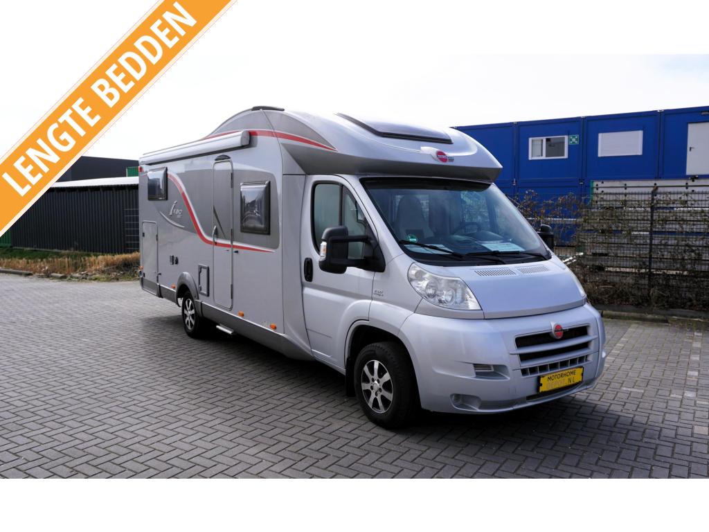 Bürstner Ixeo 726 Lengte bedden en hefbed, Caravans en Kamperen, Airbags, Standaard zit, Ringverwarming, Fiat