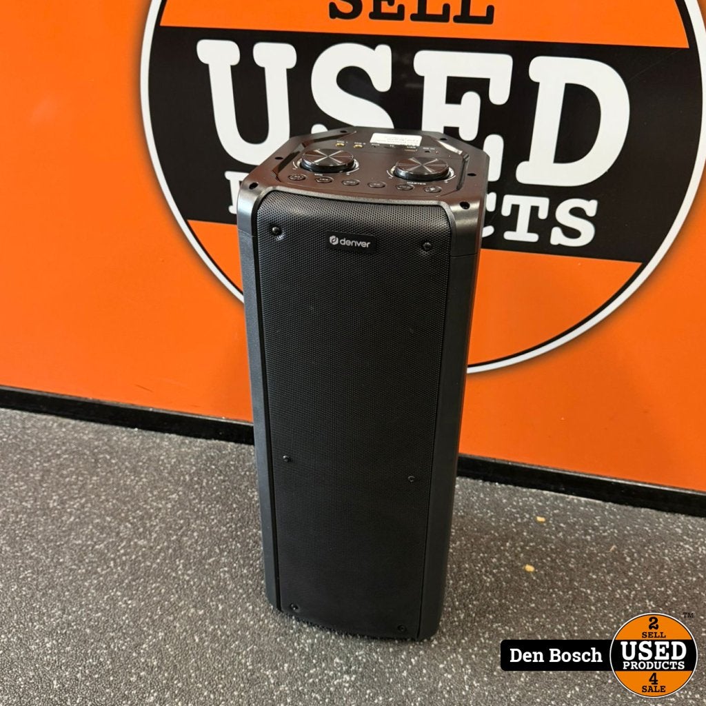 Denver BPS352 Party Speaker | A-grade | Met garantie, Denver, Gebruikt, Support@denver.com, Omega 5A, Soeften
DK-8382 Hinnerup
Denmark