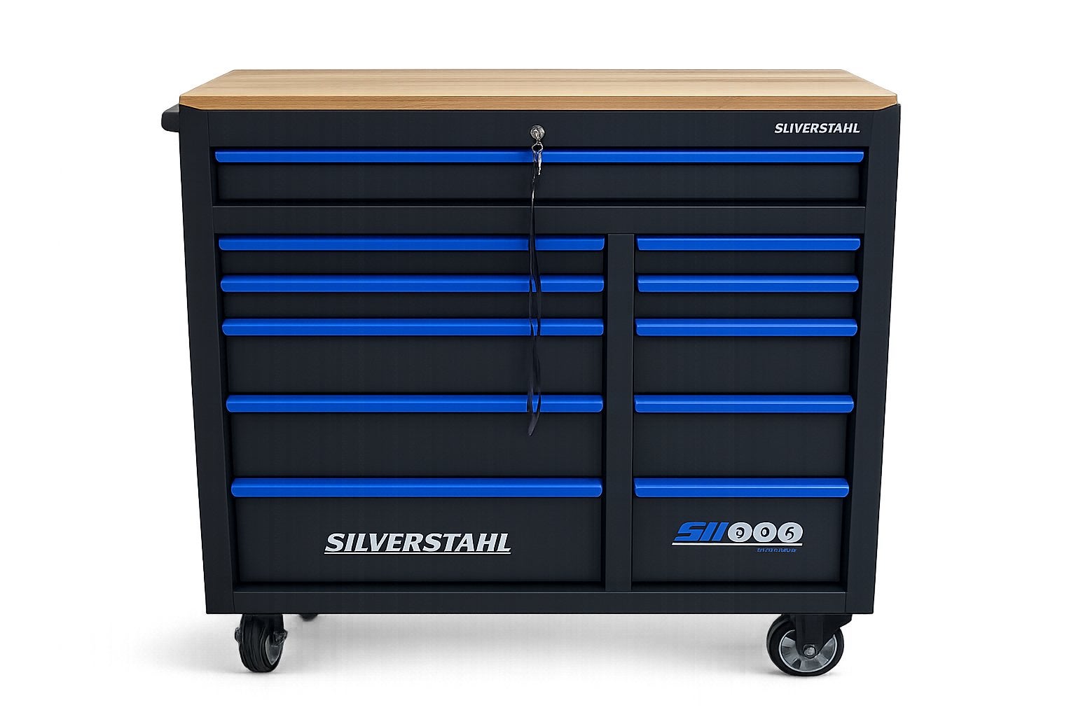 Silverstahl SV535 pro, 281-delige gereedschapswagen, Ophalen, Gevuld, Nieuw