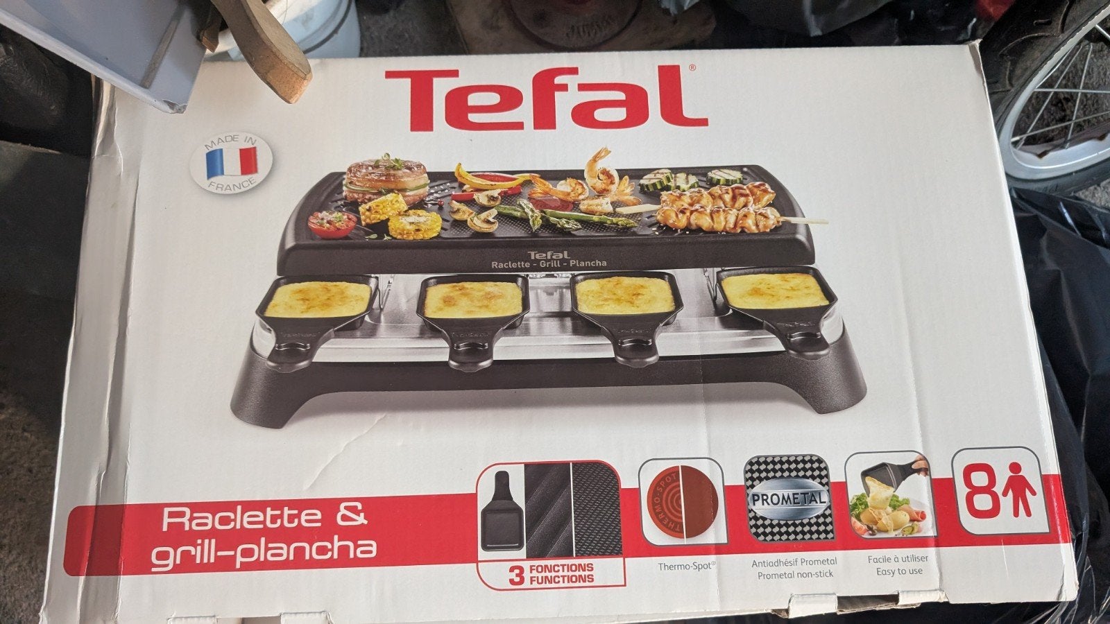 Tefal Raclette & Grill-Plancha - nog in originele in doos, Ophalen, Nieuw