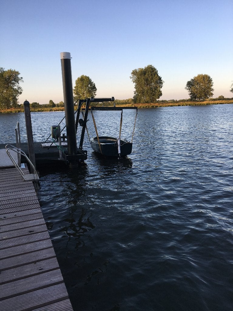 Bootlift voor boot sloep dinghy Davits Hijskraan Lift Takel, Ophalen, Gebruikt, Overige typen