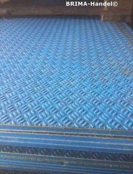 Kunststof platen traanplaten gladde onderkant, boven traanst, Ophalen of Verzenden, Gebruikt, Overige materialen, Minder dan 20 mm
