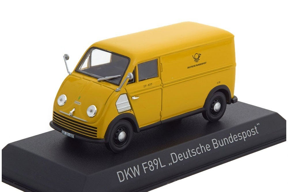 DKW F89L 1952 “Deutsche Bundespost” Geel 1-43 Norev, Tschuiten@hotmail.com, Auto, Frankrijk, Norev