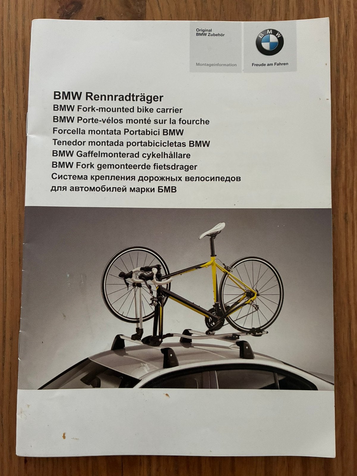 BMW Fork gemonteerde fietsdrager, Ophalen, Nieuw