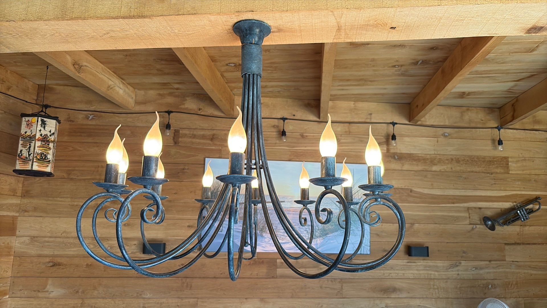 Nostalgische hanglamp, Ophalen, Gebruikt, E14 (klein), Nostalgie