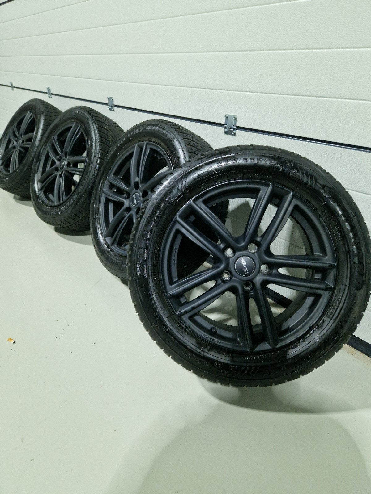 Brock 5x112 Winterset Dunlop BMW VW AUDI SEAT SKODA 17 INCH, Ophalen, Banden en Velgen, 17 inch, Winterbanden