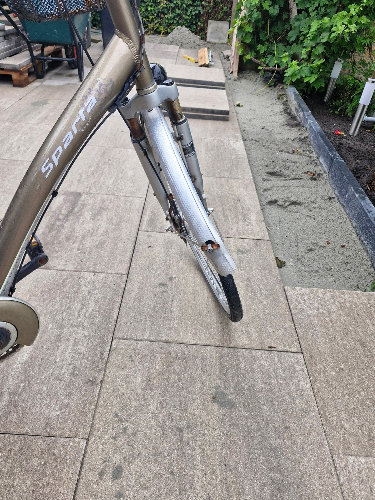 Sparta Marathon damesfiets met mand en versnellingen, Ophalen, Sparta, Velgrem, Versnellingen
