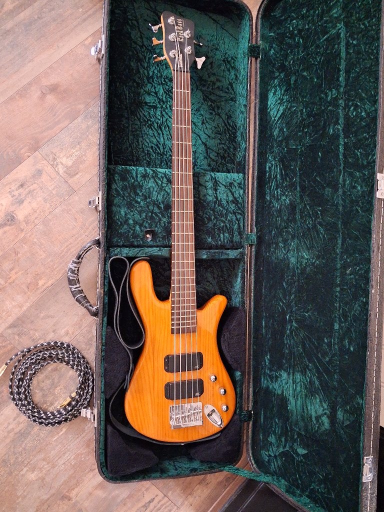 Te koop Warwick Rock basgitaar 5 snaren, Ophalen, Gebruikt, Elektrisch, 5-snarig