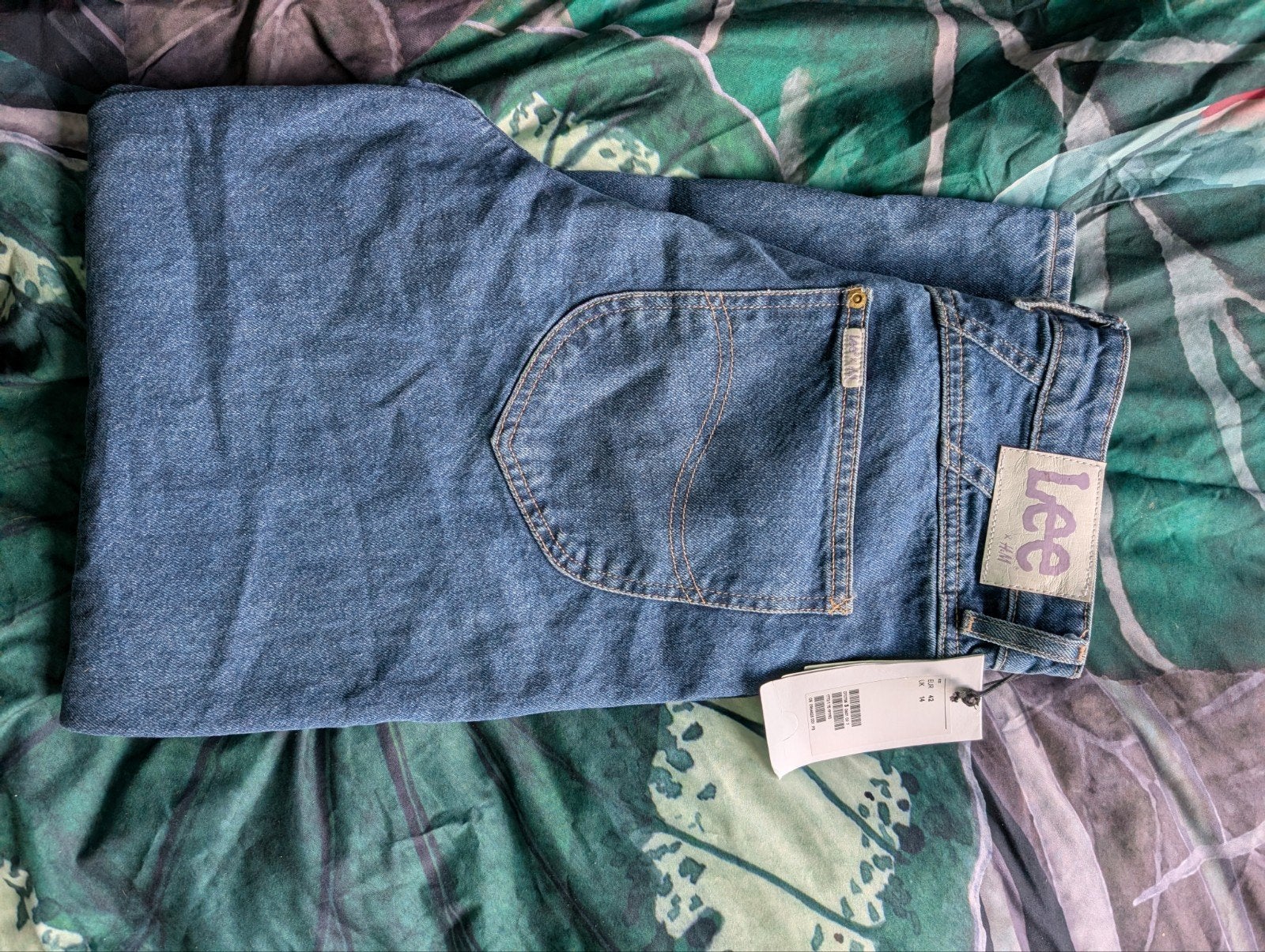 Nieuwe Lee spijkerbroek - 42, Blauw, Overige jeansmaten, Nieuw, Ophalen of Verzenden