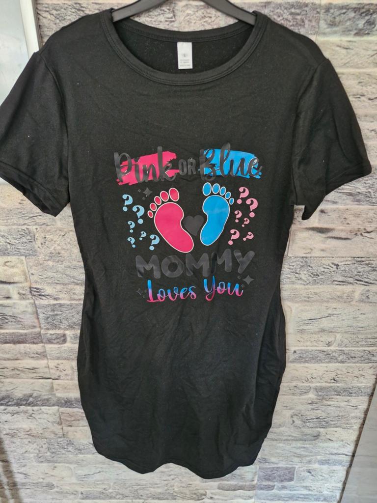 Gender reveal jurk maat L, Kleding | Dames, Positiekleding, Maat 38/40 (M), Onbekend, Ophalen of Verzenden, Zo goed als nieuw
