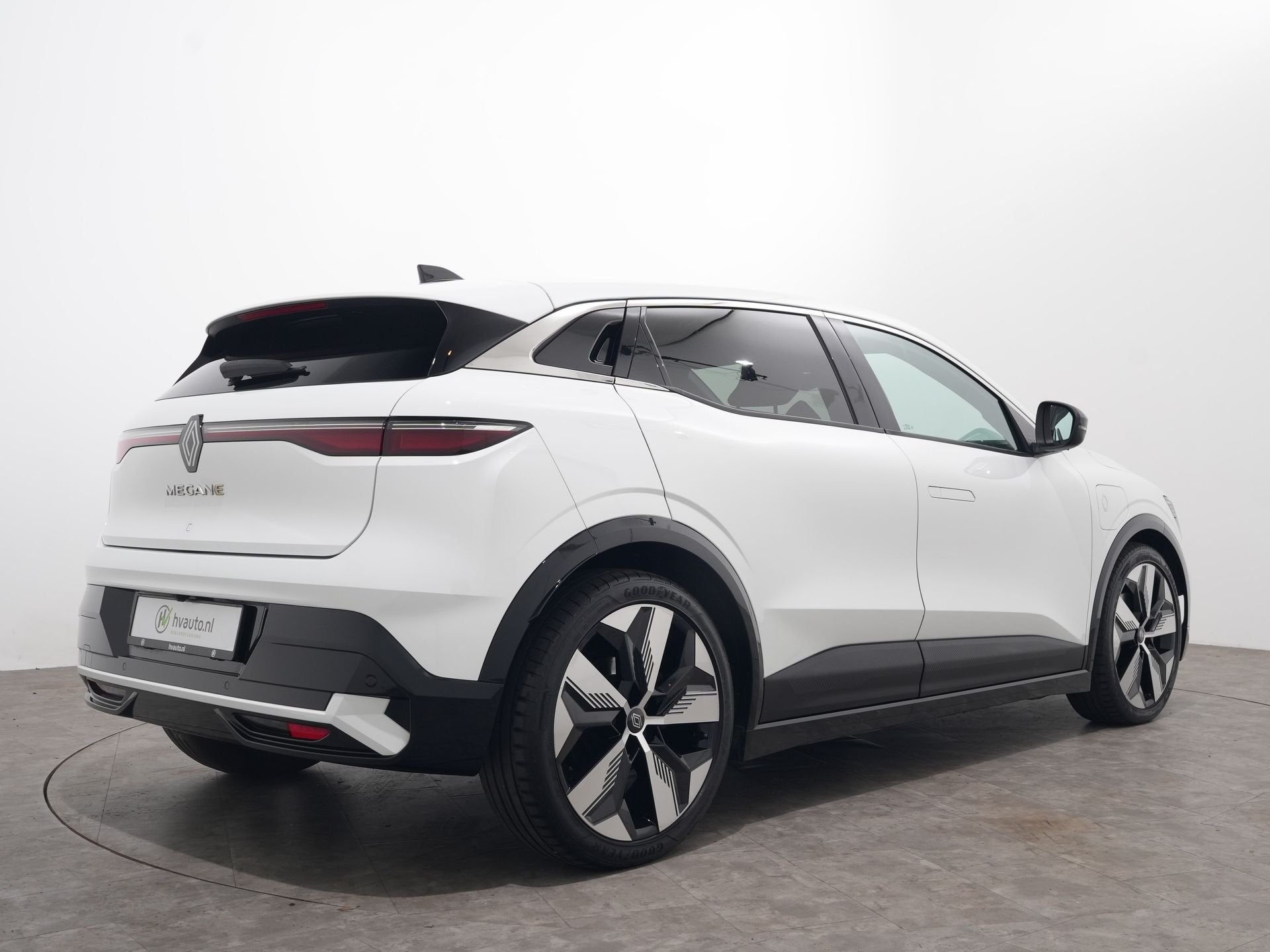 Renault Mégane E-Tech EV60 OPTIMUM CHARGE 220PK TECHNO SOH, Zwart, Wit, Verwarmde buitenspiegels, Onderhoudsboekje