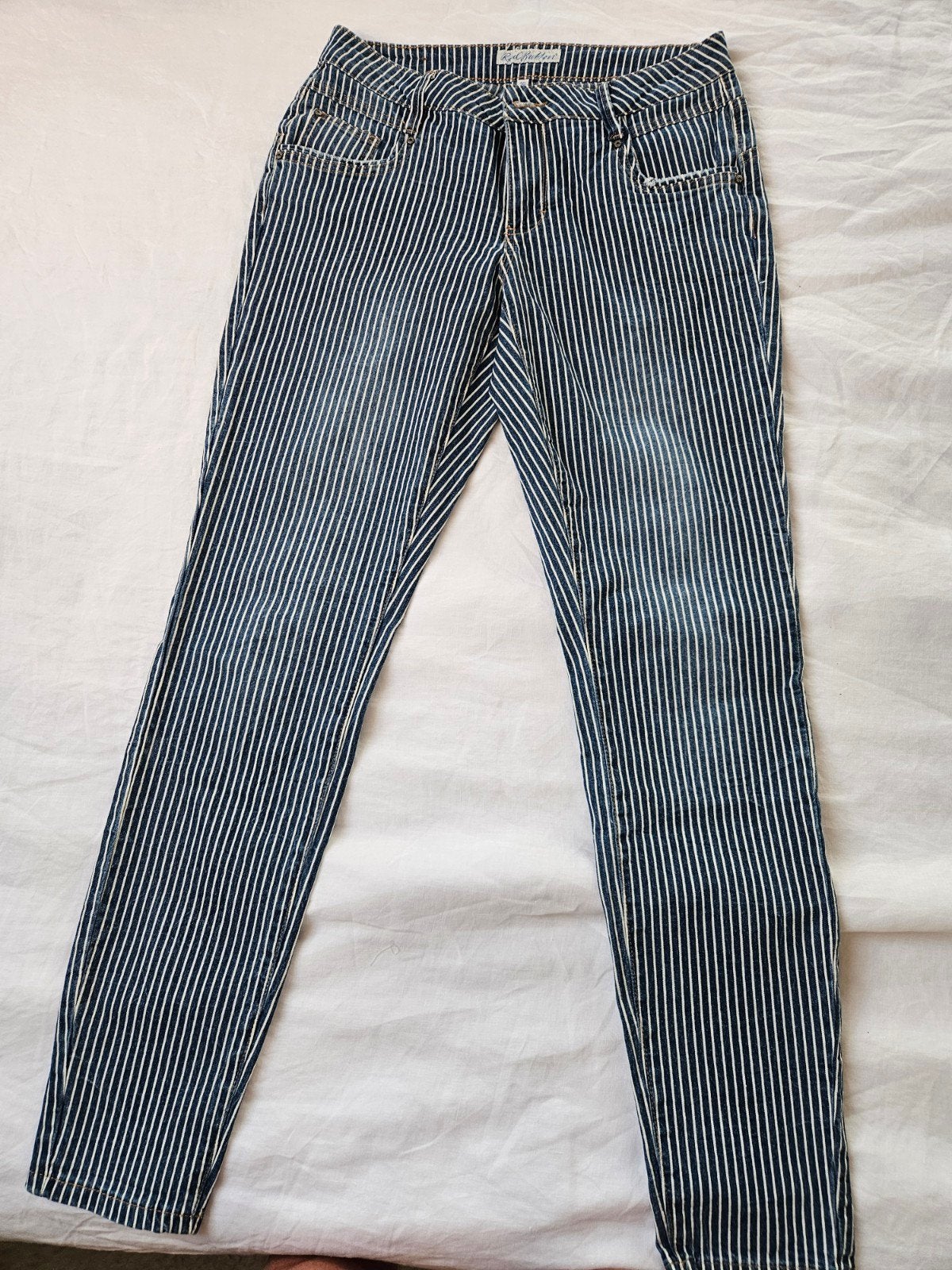 Red button broek mt 38, Kleding | Dames, Spijkerbroeken en Jeans, Ophalen of Verzenden, Zo goed als nieuw, Blauw, W30 - W32 (confectie 38/40)
