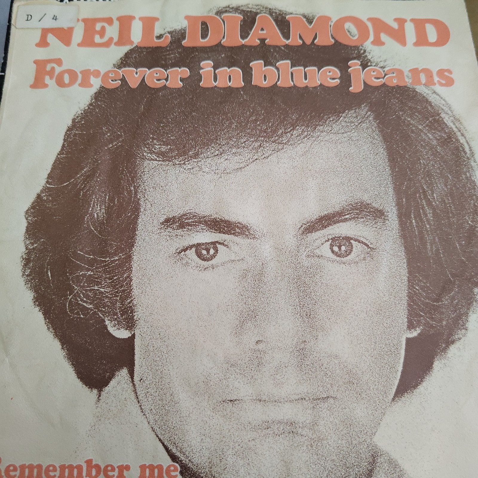Neil Diamond - Forever in Blue Jeans (Single), Ophalen, Gebruikt, 7 inch, Fotohoes