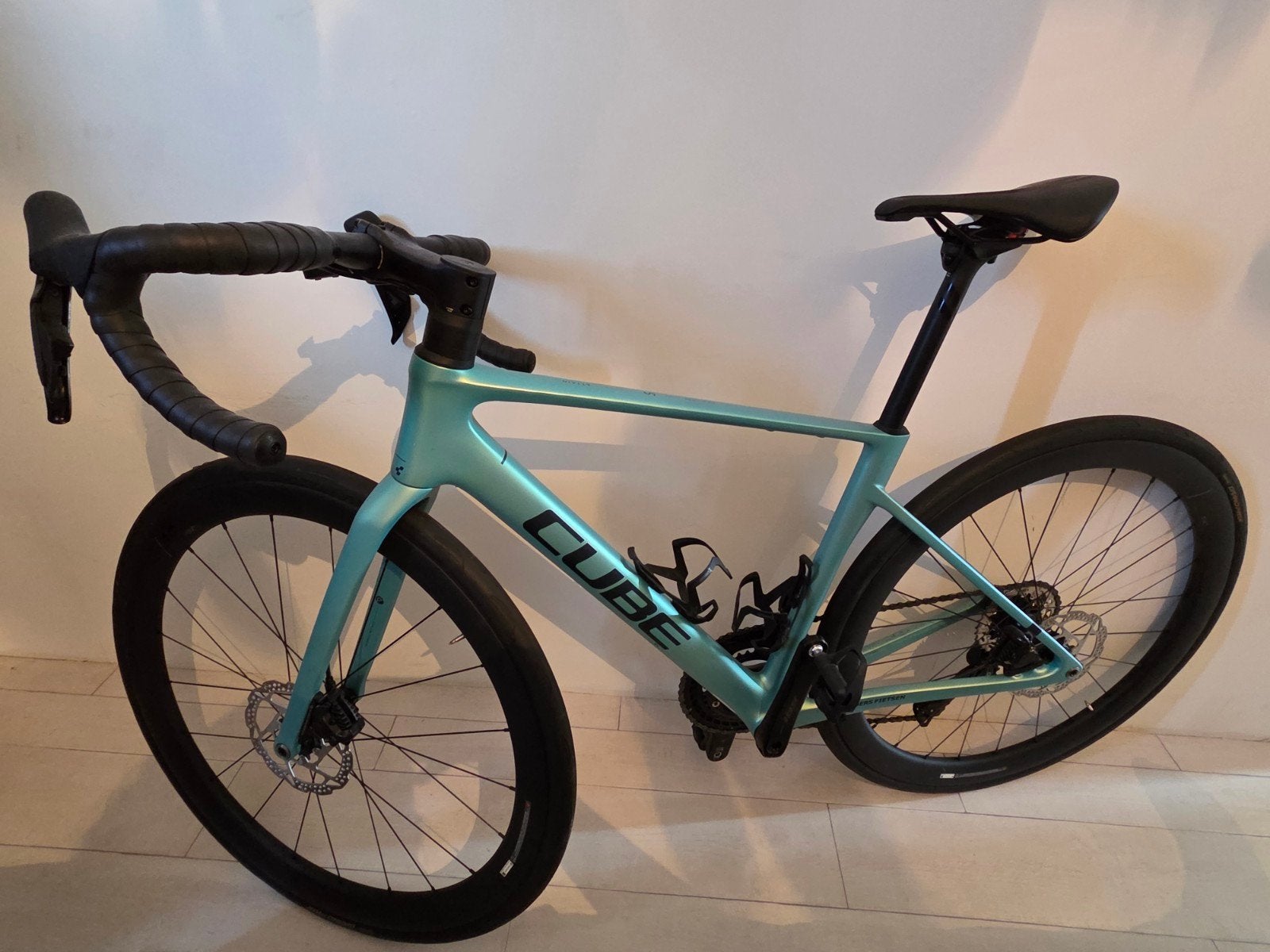 Cube Attain C:62 SLX di2 2025 50, Carbon, Heren, 49 tot 53 cm, Zo goed als nieuw