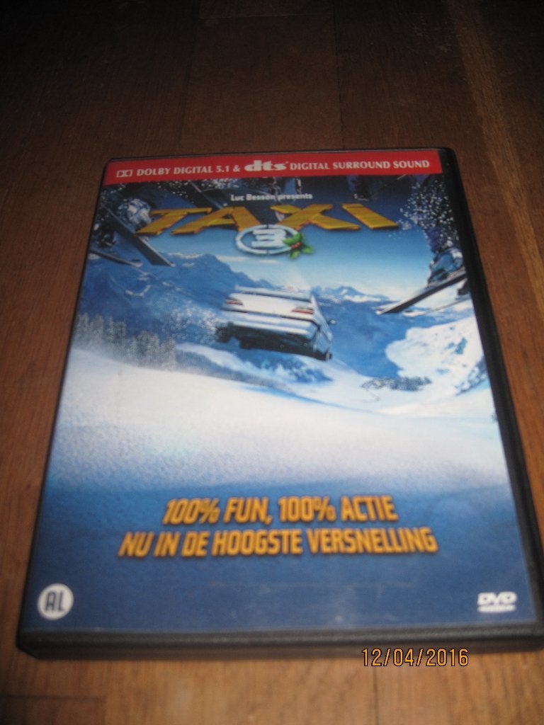 Dvd film Taxi, Alle leeftijden, Ophalen of Verzenden, Actiekomedie, Gebruikt