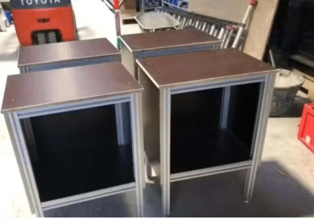 compacte werkbanken/ machinetafel, Ophalen, Gebruikt