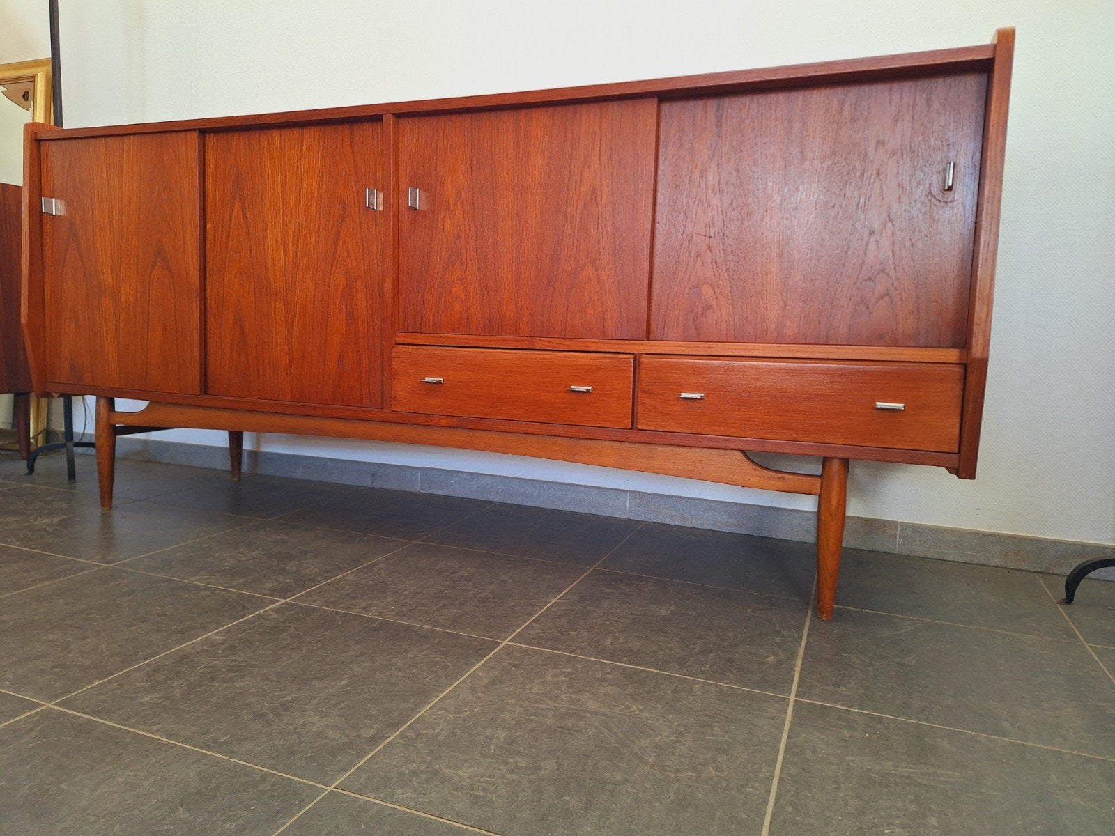 Vintage dressoir midcentury, Ophalen, Gebruikt, 25 tot 50 cm