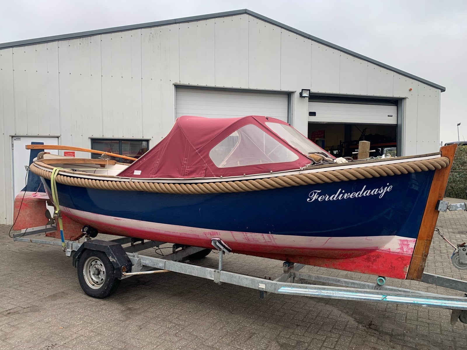 ONJ 650 Sloep - Polyester Rondspant, Watersport en Boten, Ophalen, Overige merken, Gebruikt, Sloep