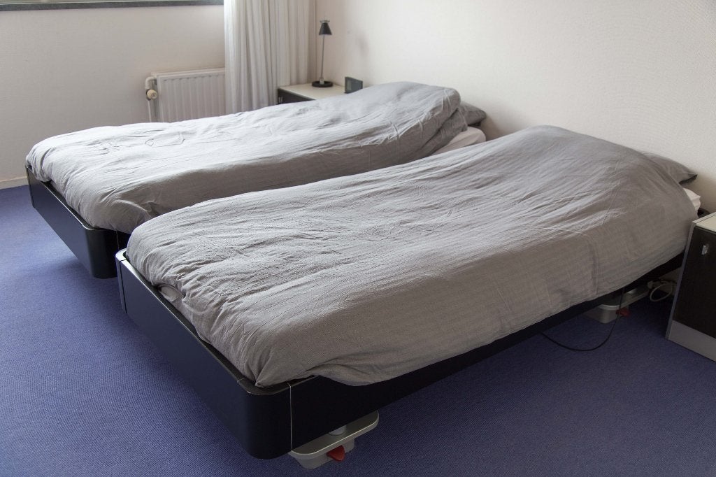 das-schlaf-tablet-von-lattoflex - 2 stuks, Huis en Inrichting, Slaapkamer | Bedden, Gebruikt, Eenpersoons, 90 cm, 200 cm, Metaal
