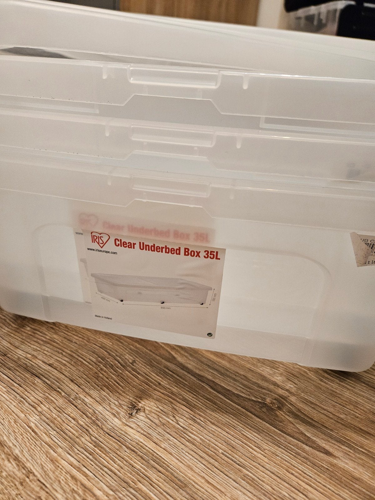 3x opbergbox op wieltjes met deksel, Ophalen, Minder dan 40 cm, Doos, Minder dan 35 cm