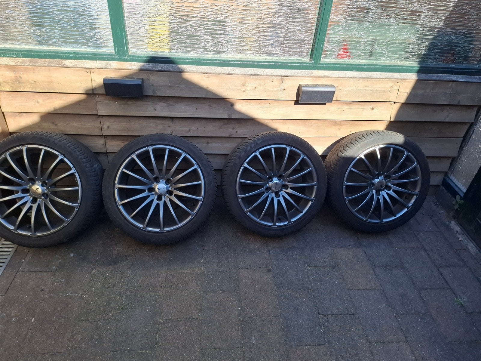 All season banden met sport velg (bmw e61), Ophalen of Verzenden, All Season