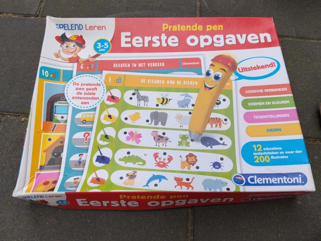 Clementoni Pratende Pen Eerste Opgaven (doos gedeukt), Kinderen en Baby's, Speelgoed | Educatief en Creatief, Ophalen of Verzenden