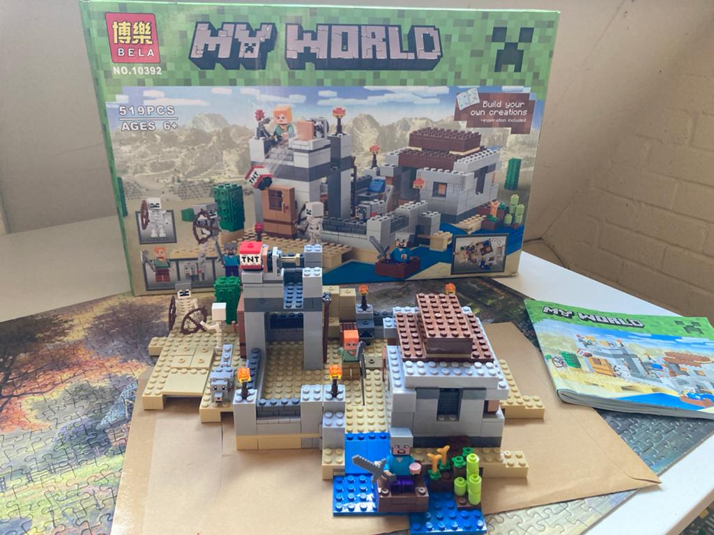 My World Minecraft Bouwset - 519 Stuks, Ophalen of Verzenden, Zo goed als nieuw, Overige merken
