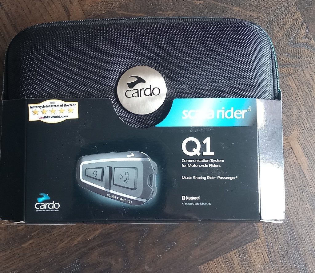 cardo intercom, Motoren, Ophalen of Verzenden, Gebruikt