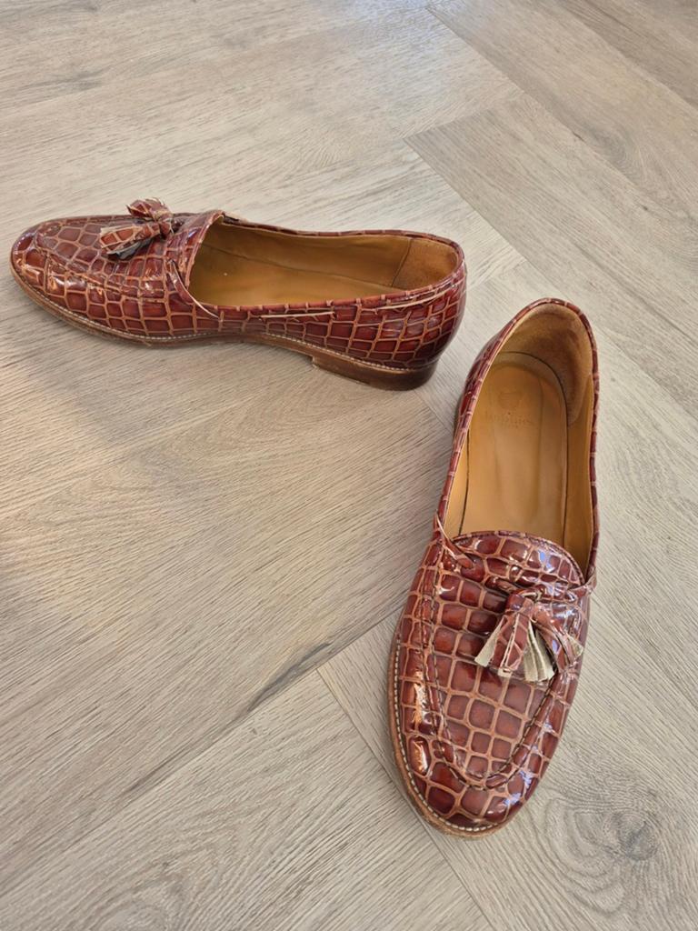 Bobbies loafers crocodile bruin maat 40, Kleding | Dames, Schoenen, Bruin, Instappers, Ophalen of Verzenden, Bobbies