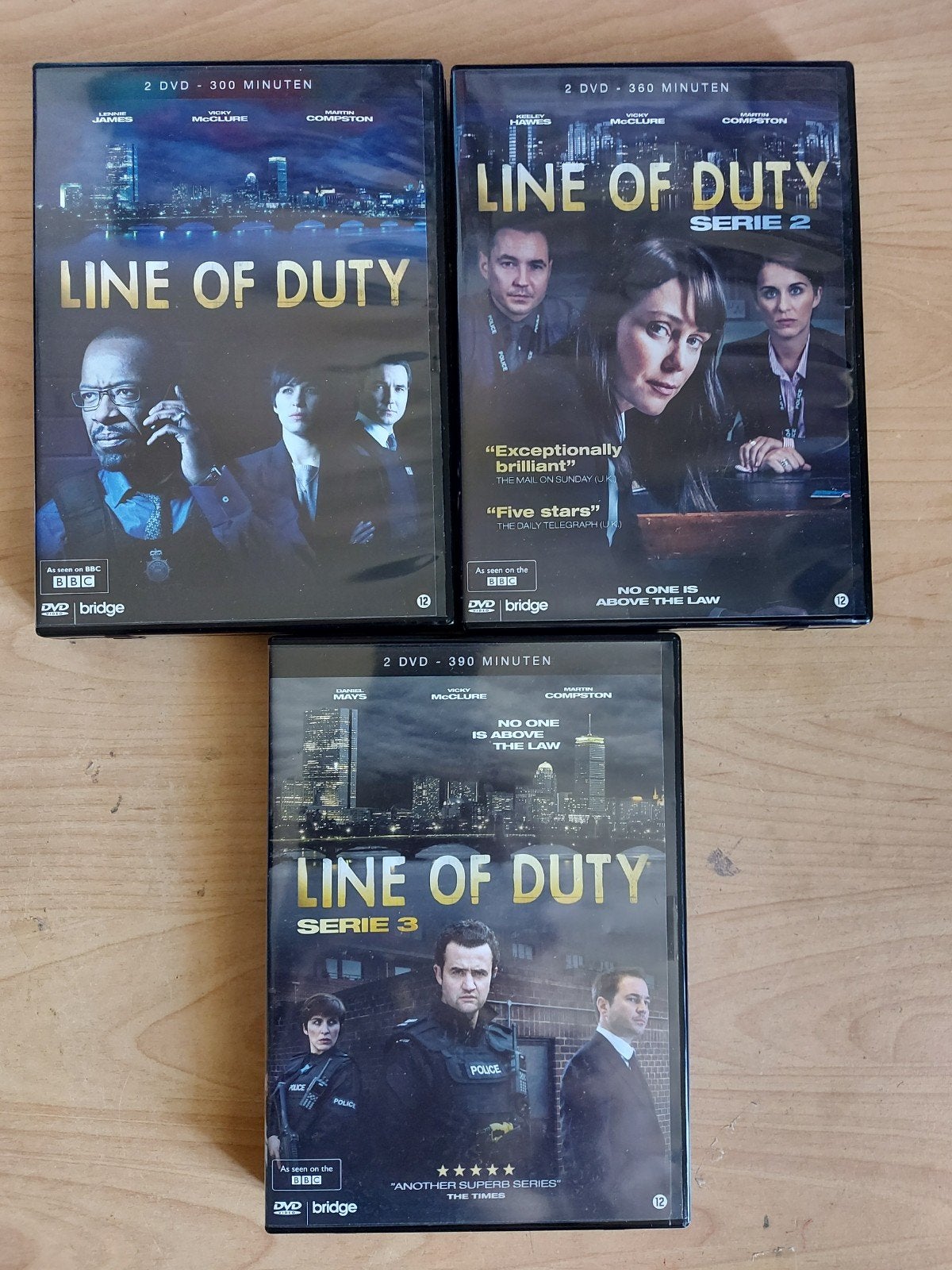 Line of Duty - Serie 1 t/m 3, Alle leeftijden, Ophalen of Verzenden, Zo goed als nieuw, Drama