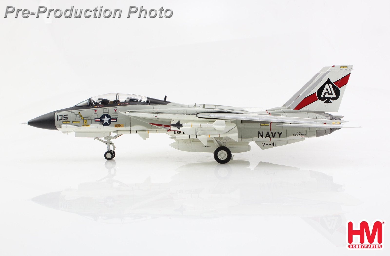 Hobby Master HA5261 | Grumman F-14A Tomcat, Ophalen, Schaalmodel, Nieuw, Pilot Station
