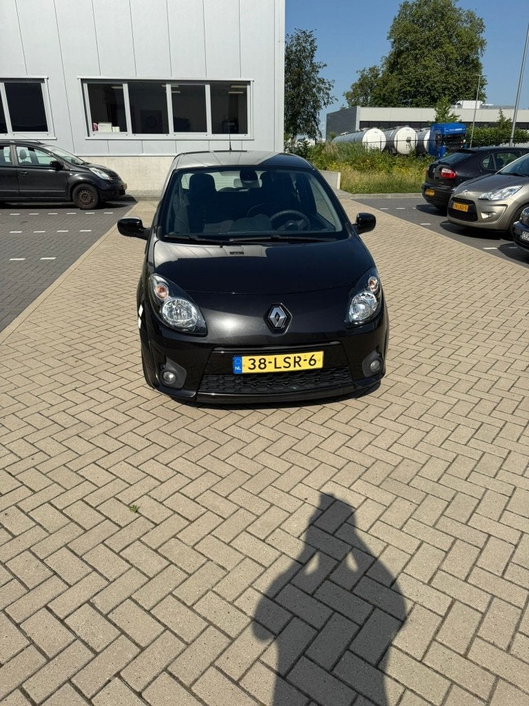 Renault Twingo 1.2 16V 2010 Zwart, Auto's, 839 kg, Twingo, 4 stoelen, Zwart