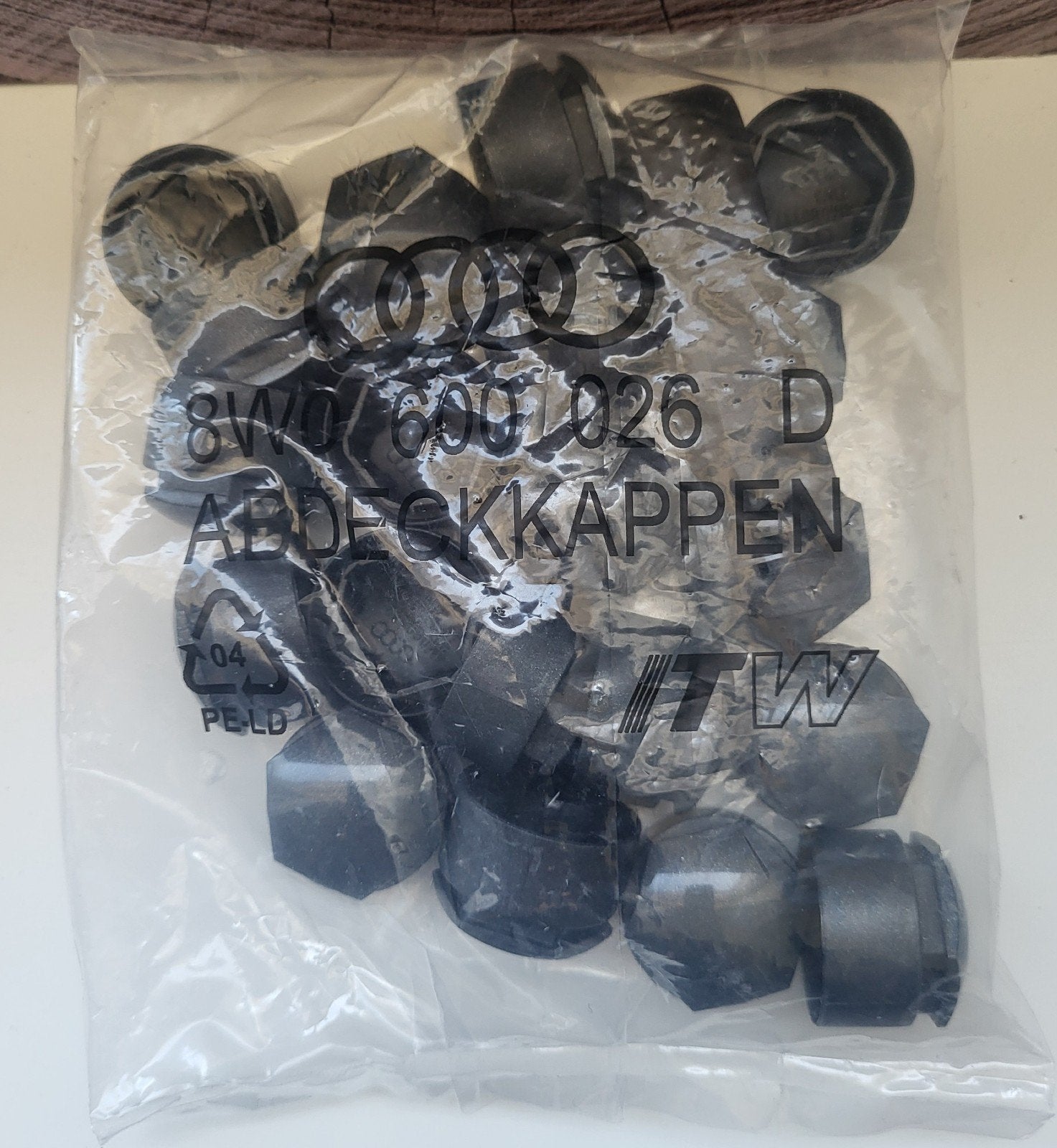 Nieuwe originele Audi wielbout afdekkappen (20 stuks + tang), Ophalen of Verzenden