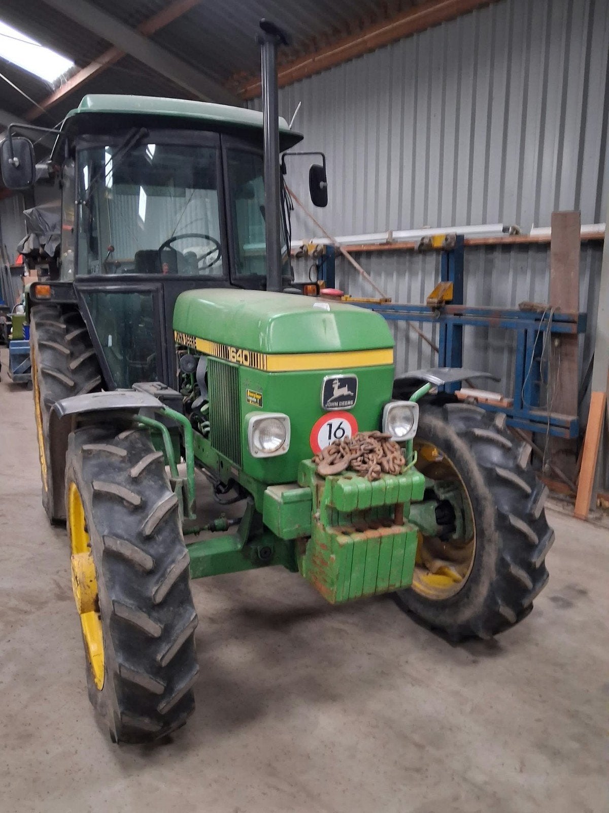John-Deere 1640 4wd en diverse machines, Ophalen, Akkerbouw, Transport
