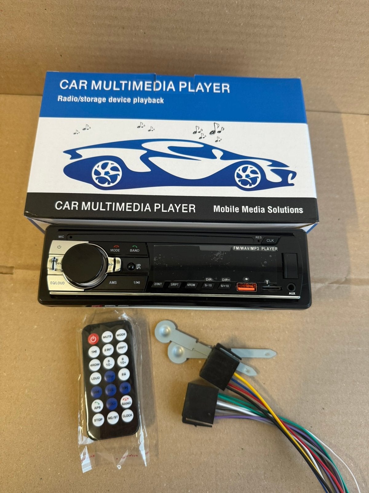 Enkeldin Bluetooth Radio / FM / USB / AUX, Auto diversen, Nieuw, Ophalen of Verzenden, X, X