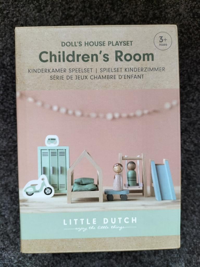Little Dutch Poppenhuis Speelset Kinderkamer, Ophalen, Zo goed als nieuw, Meisje