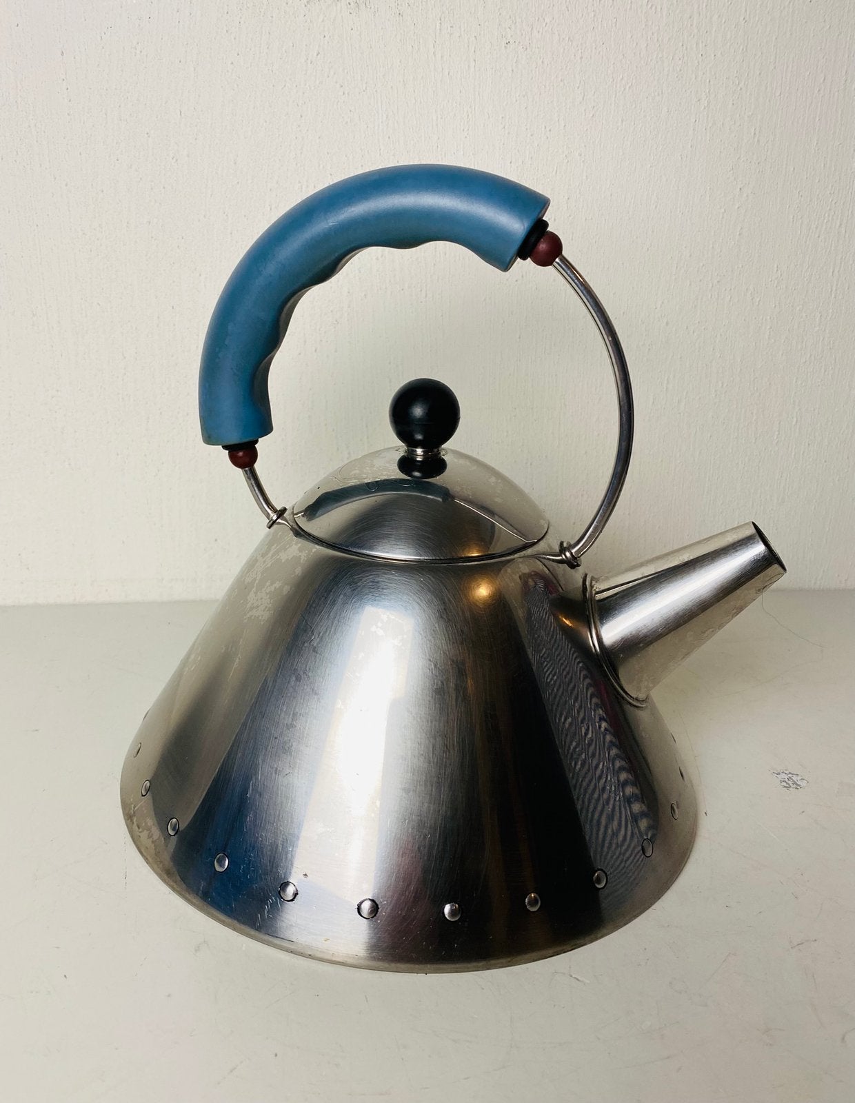 Alessi Italy RVS fluitketel , design Michael Graves