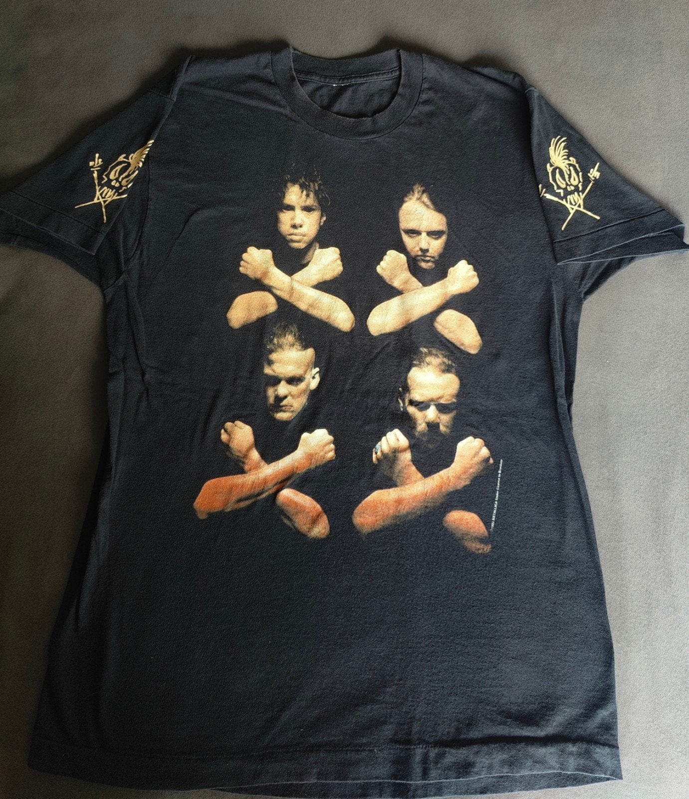 Metallica Shirt Origineel 1992 XL Black Album  top staat 92, Ophalen of Verzenden, Gedragen, Maat 56/58 (XL), Zwart