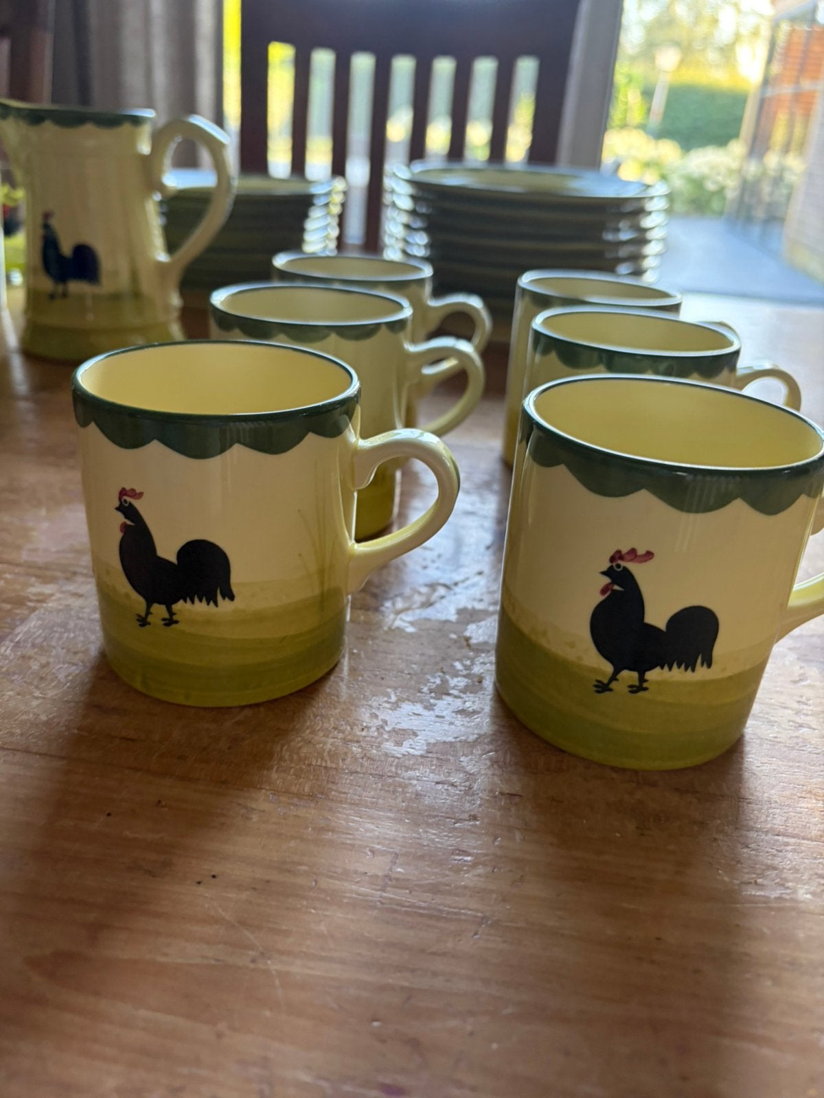 Zeller koffiemok Kip en Haan, Ophalen of Verzenden, Overige stijlen, Kop(pen) en/of Schotel(s), Glas