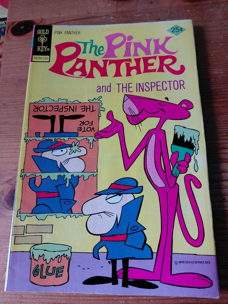 The pink panther #28, Amerika, Gold key, Ophalen, Gelezen