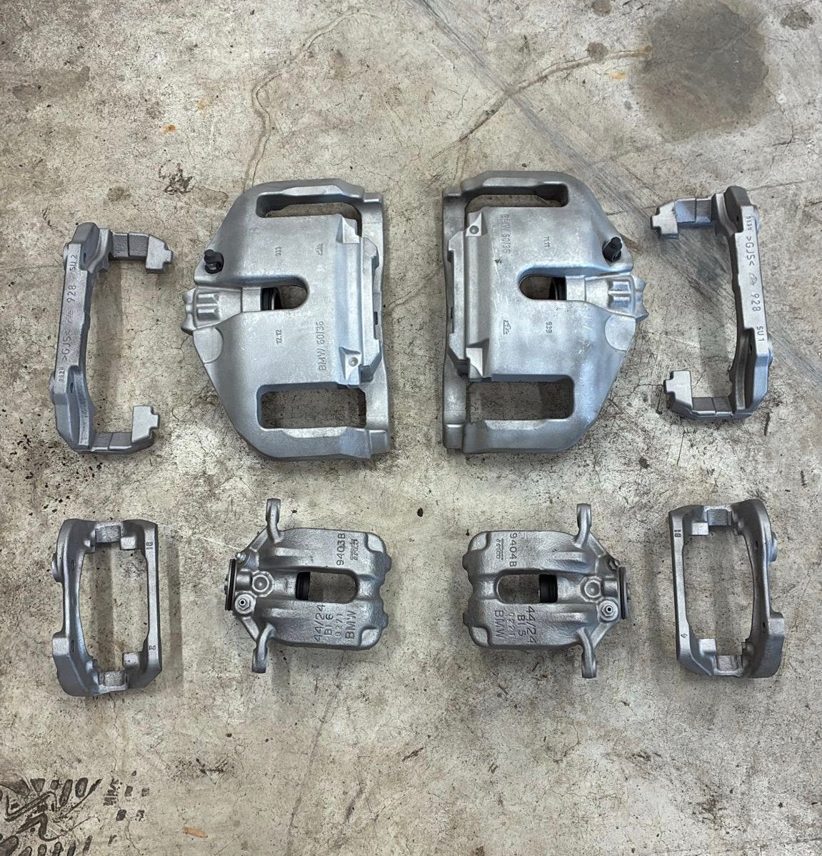 Te koop set remklauwen bmw F10 535d compleet, Ophalen, Gebruikt, BMW