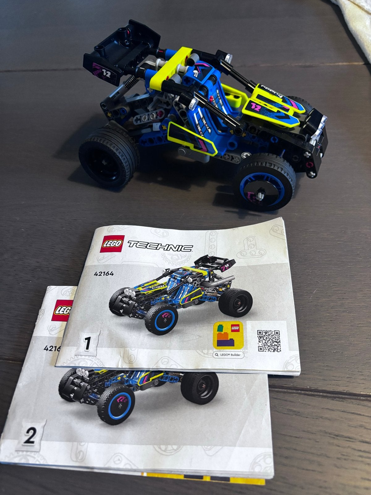 LEGO Technic 42164 Off-Road Race Buggy met instructies, Lego, Ophalen of Verzenden, Zo goed als nieuw, Complete set