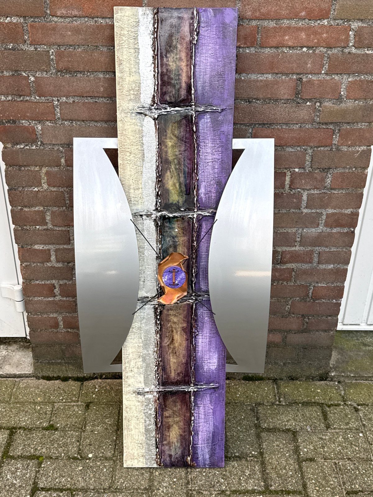 Modern Wandkunst: Abstracte Decoratie voor aan de Muur, Antiek en Kunst, Ophalen of Verzenden