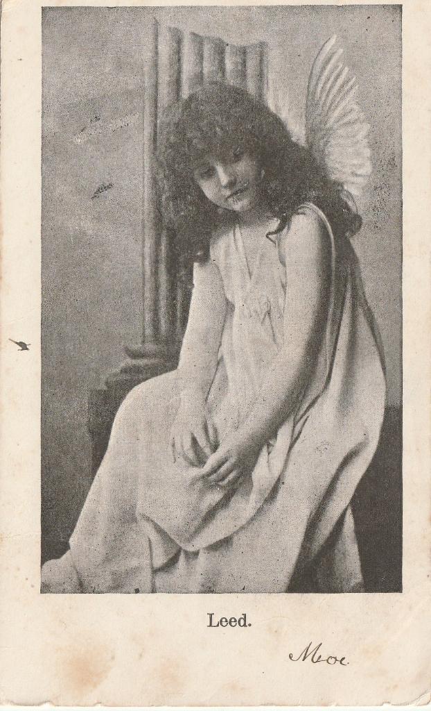 MEISJE LANG HAAR ENGEL BEGIN 1900 OUDE ZEER MOOI KAART KN443, Verzamelen, Ophalen of Verzenden, Voor 1920, Ongelopen, Overige thema's