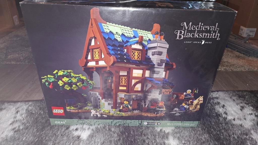 Nieuwe LEGO Ideas 21325 Middeleeuwse Smid, Ophalen, Nieuw, Complete set, Lego