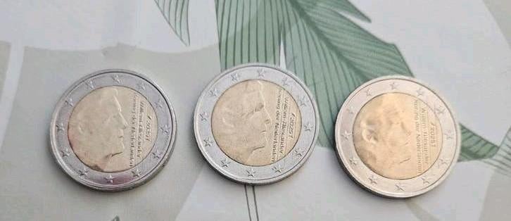 2 Euro Munten Nederland 2021 - Koning Willem-Alexander, Ophalen of Verzenden, Overige landen, 2 euro, Losse munt
