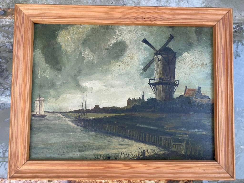 Naar “De molen bij Wijk bij Duurstede" Jacob van Ruisdael, Antiek en Kunst, Ophalen of Verzenden