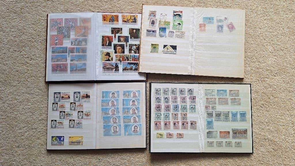 Grote verzameling postzegels Midden Oosten in 4 albums, Ophalen of Verzenden, Buitenland