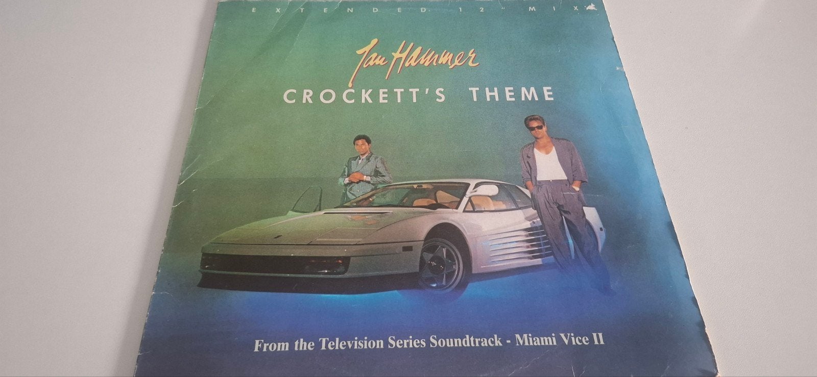 Jan Hammer - Crockett's Theme (Miami Vice II) LP, Cd's en Dvd's, LP, Gebruikt, Ophalen of Verzenden, Elektronisch